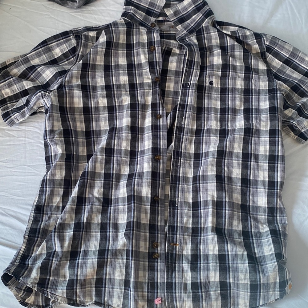 Carhartt relaxed fit short sleeve flannel